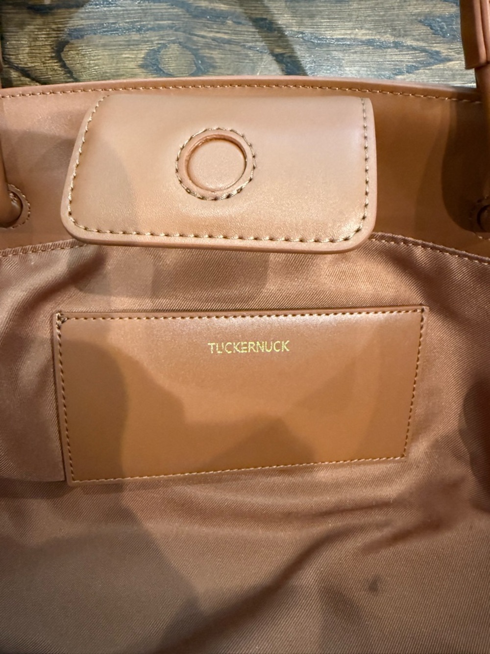 TUCKERNUCK ACCESSORIES Raffia Brett Tote Bag - Picture 13 of 13
